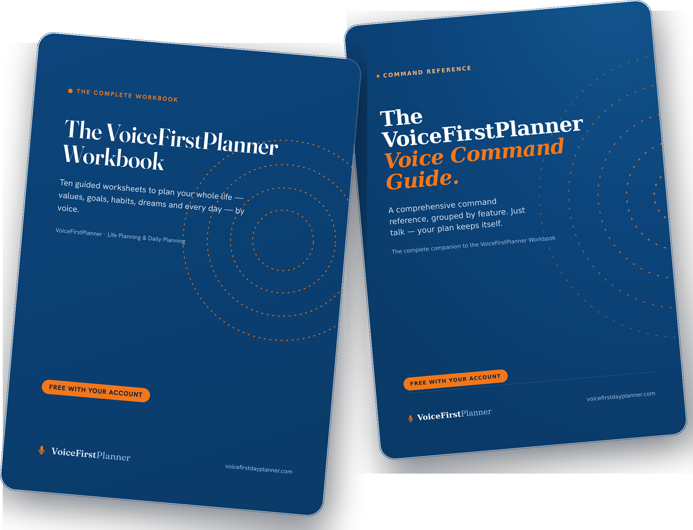 The VoiceFirstPlanner Workbook and Voice Command Guide