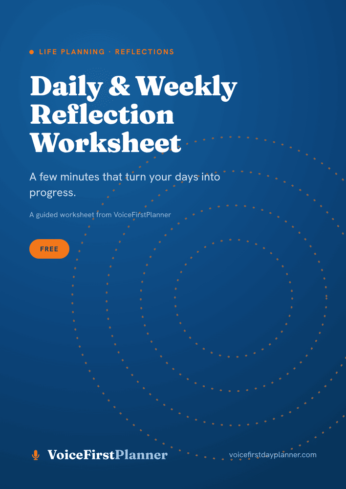 Reflection Worksheet cover